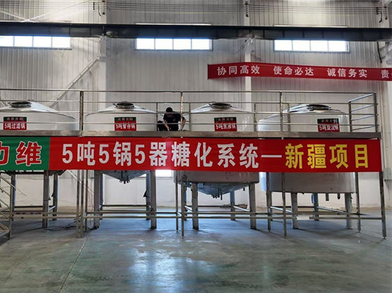 马山精酿啤酒设备厂—5吨精酿啤酒设备—新疆项目